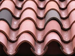Clay tile used in residential roofing