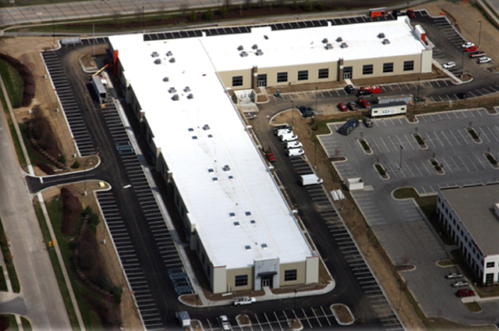 commercial roofing - Innovative Design Center, Indiana