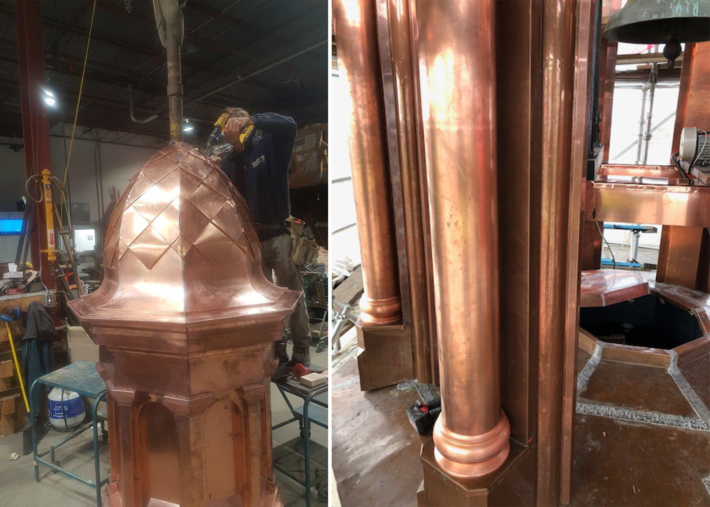 FJA Christiansen Roofing St Stanislaus Church Dome Restorations
