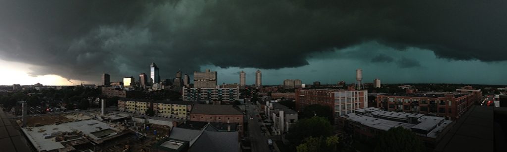 commercial roofing weather