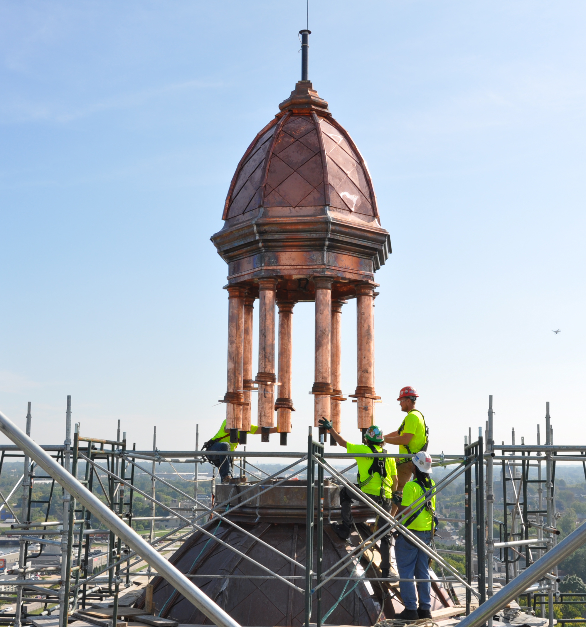 Placement of Dome