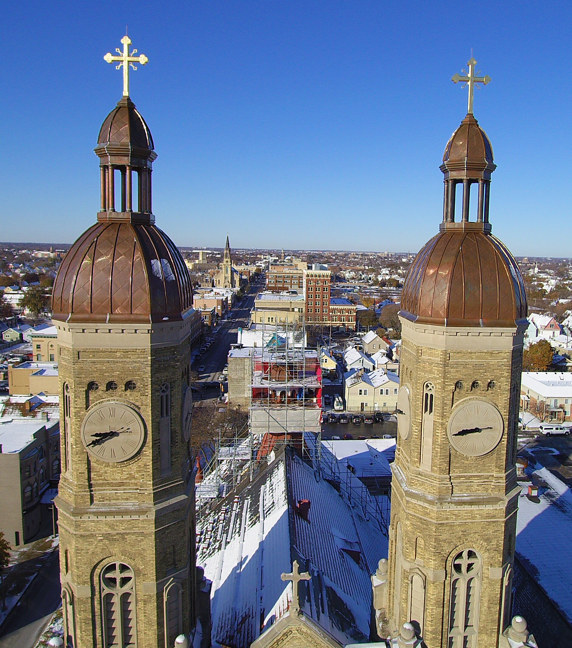 ST. STANISLAUS CATHOLIC CHURCH HISTORIC BELL TOWER RESTORATION