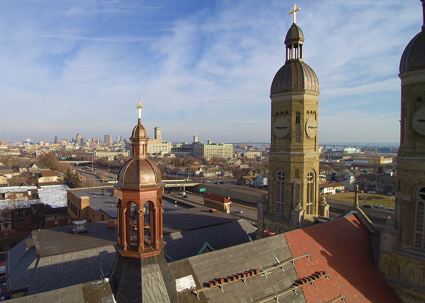 FJA Christiansen Roofing St Stanislaus Church Dome Restorations