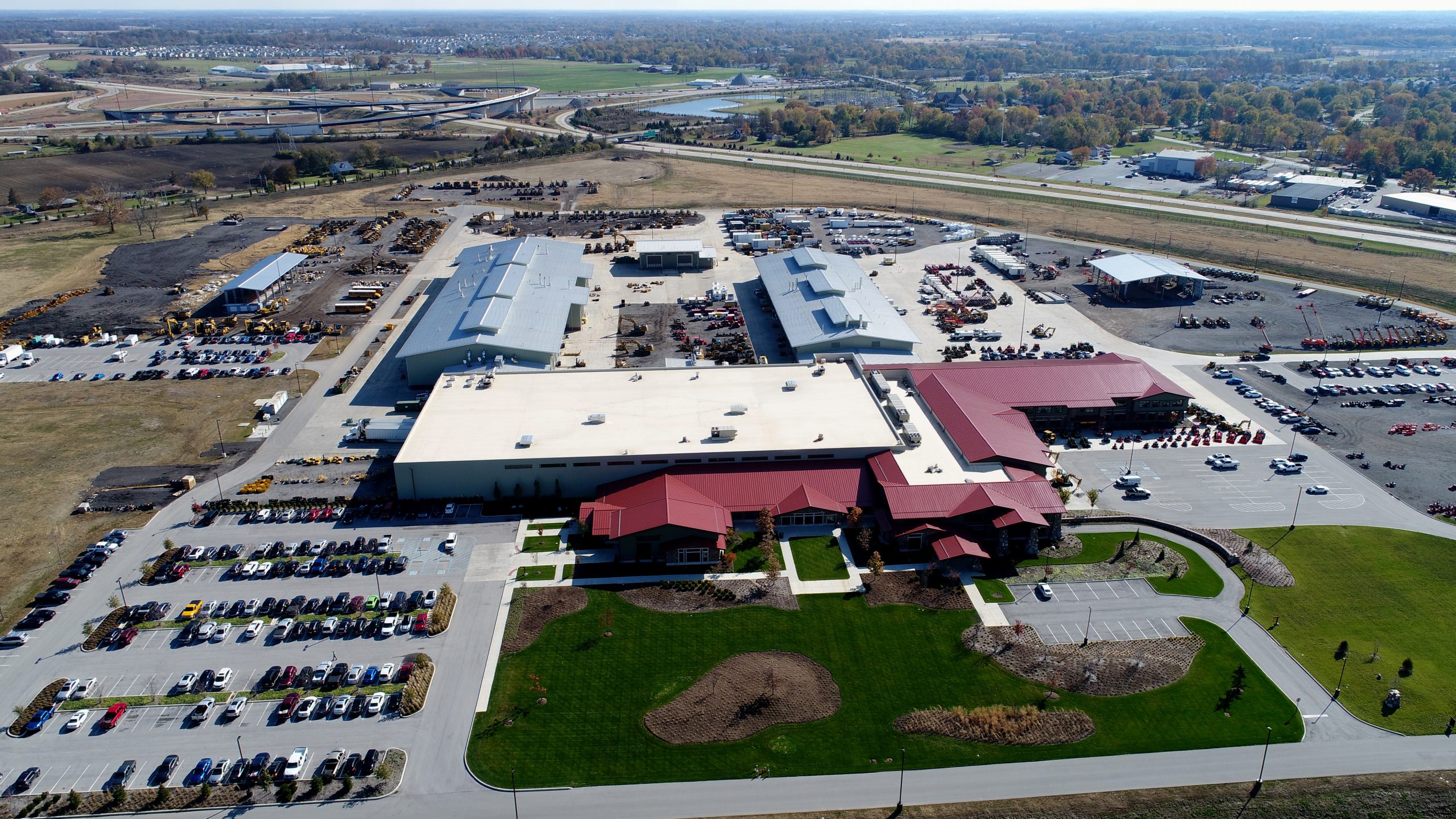 Macallister machinery commercial roofing project by ce reeve roofing in Indiana