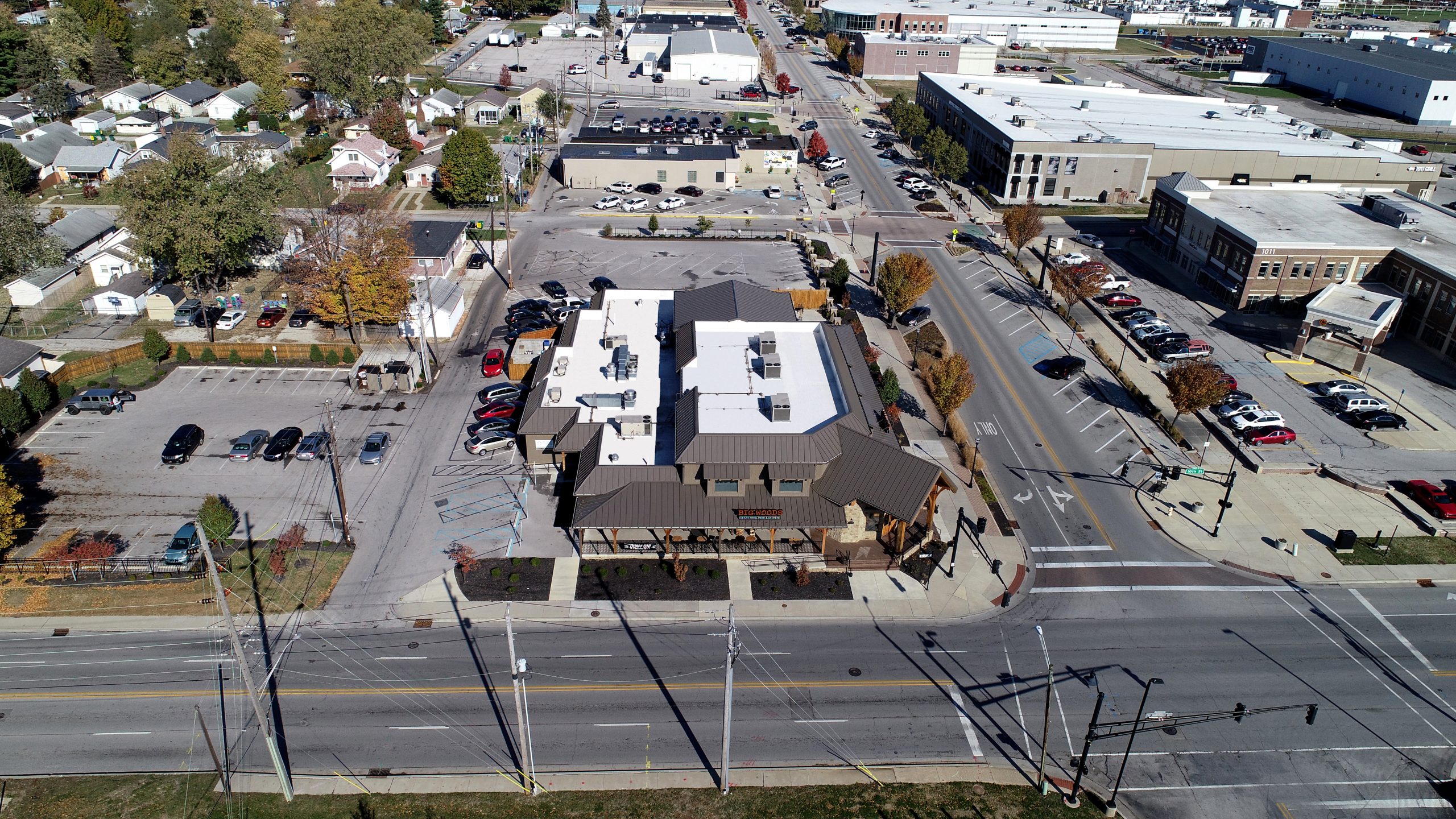 big woods roofing project by ce reeve commercial roofing project