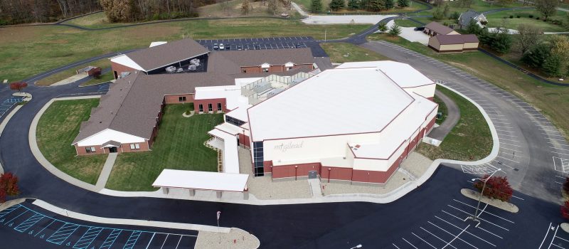 Mt Gilead Church commercial roofing project by ce reeve roofing in Indiana