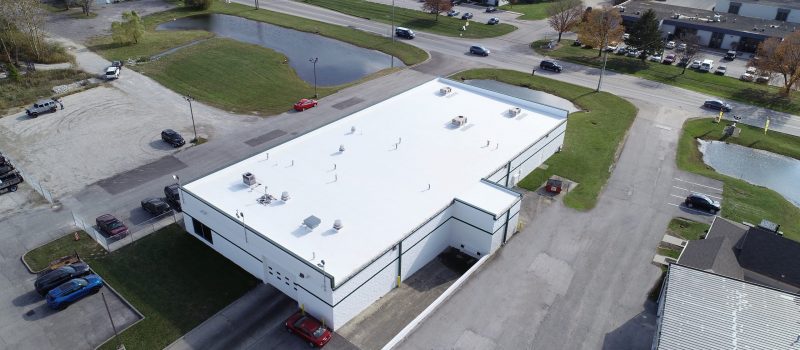 bill estes ce reeve commercial roofing project indianapolis, in